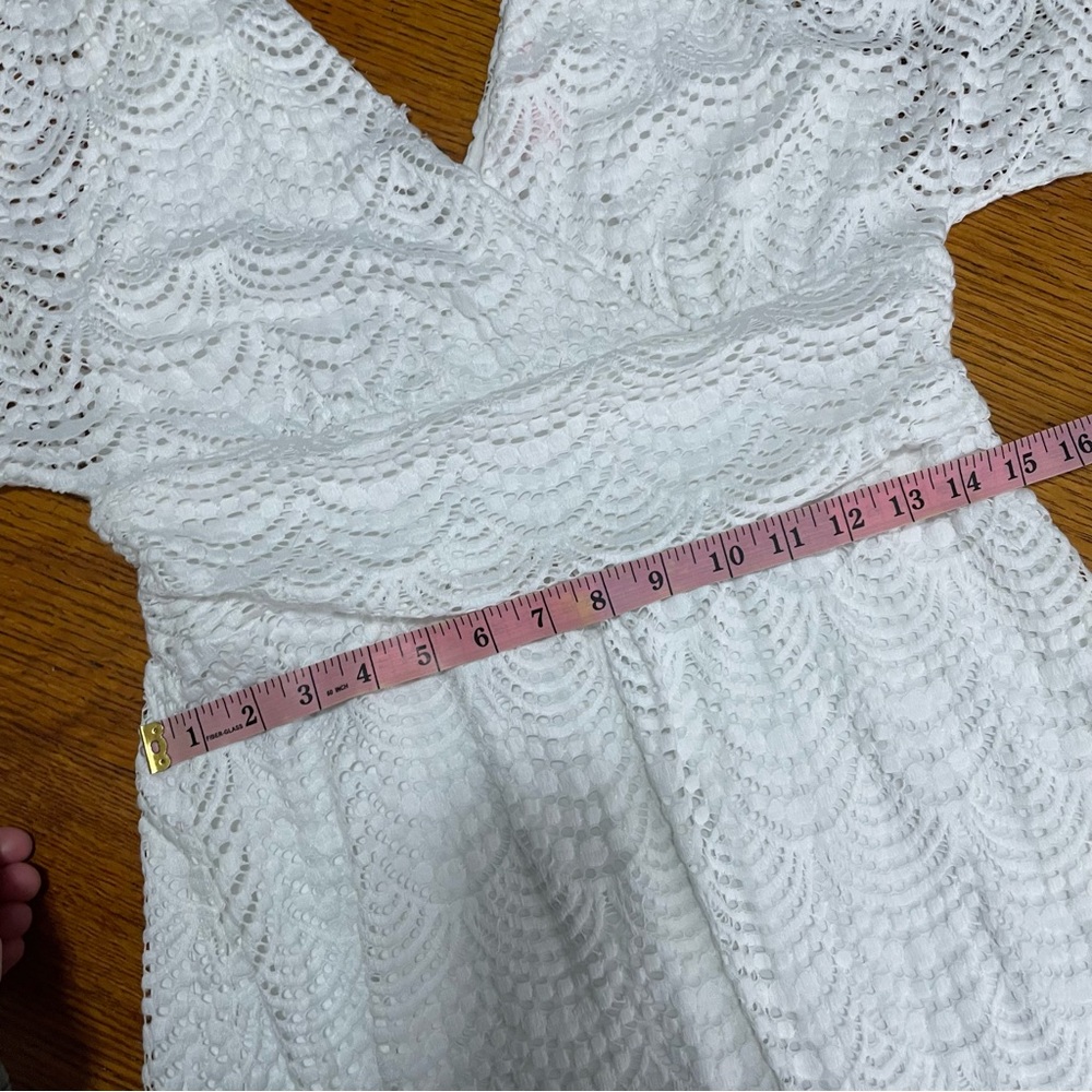 Lilly Pulitzer | Coastal Lace Bridal Bachelorette Maxi Parigi Dress - Picture 10 of 14